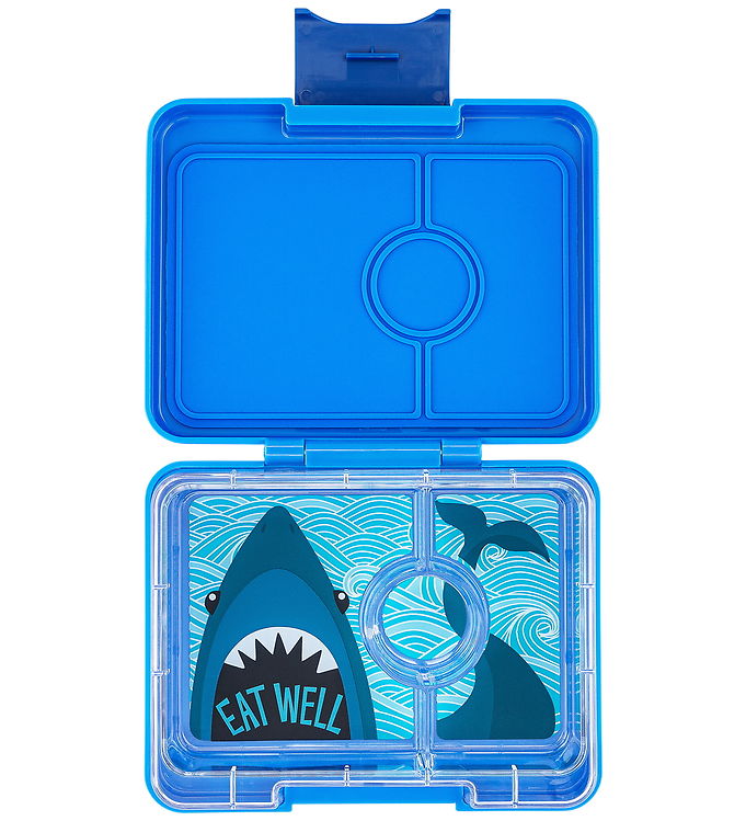 Yumbox Madkasse m. 3 Rum - Bento Snack - Surf Blå/Haj