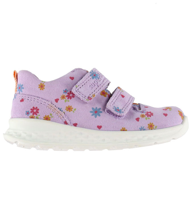Superfit Sko - Breeze - Lilla m. Blomster