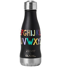 Glacial Termoflaske - 280 ml - Alphabet Soup Black