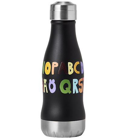 Glacial Termoflaske - 280 ml - Alphabet Soup Black