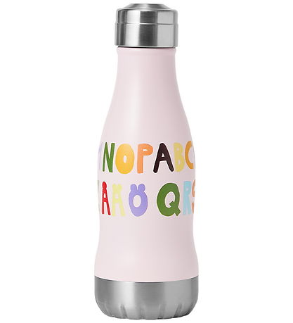 Glacial Termoflaske - 280 ml - Alphabet Soup Pink