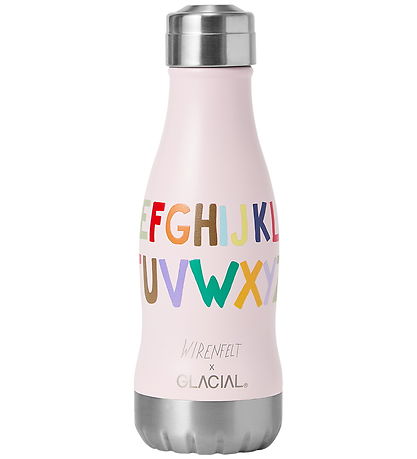 Glacial Termoflaske - 280 ml - Alphabet Soup Pink