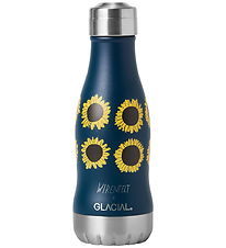 Glacial Termoflaske - 280 ml - Flower Power Navy