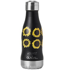 Glacial Termoflaske - 280 ml - Flower Power Black
