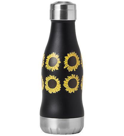 Glacial Termoflaske - 280 ml - Flower Power Black