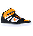 DC Støvler - Pure Hi Top EV - Sort/Orange/Hvid