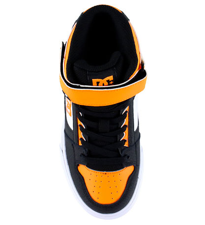DC Støvler - Pure Hi Top EV - Sort/Orange/Hvid