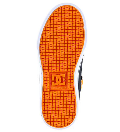 DC Støvler - Pure Hi Top EV - Sort/Orange/Hvid