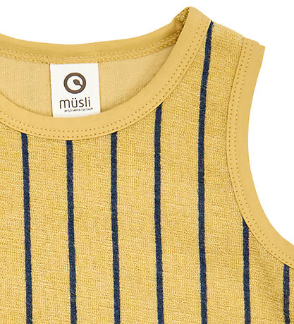 Müsli Tanktop - Frotté - Hemp/Navy