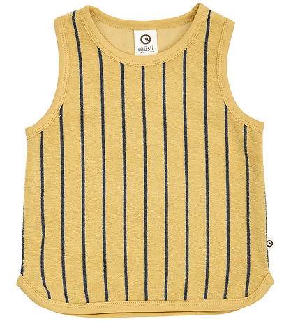 Müsli Tanktop - Frotté - Hemp/Navy