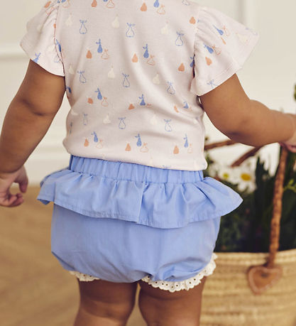 Müsli Bloomers - Poplin Frill - Shell Blue