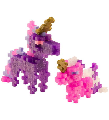 Plus-Plus - 100 stk - Glitter Unicorn