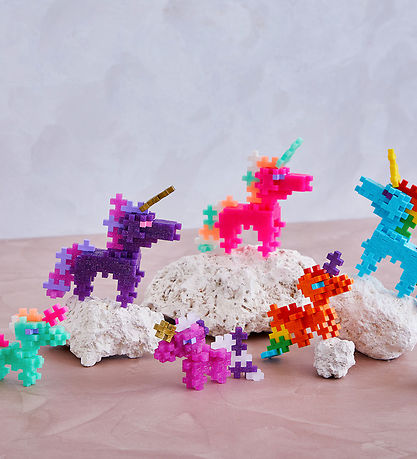 Plus-Plus - 100 stk - Rainbow Unicorn