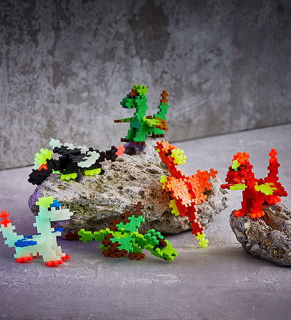 Plus-Plus - 100 stk - Fire Dragons