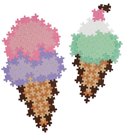 Plus-Plus - By Number - 250 stk - Ice Cream Cones