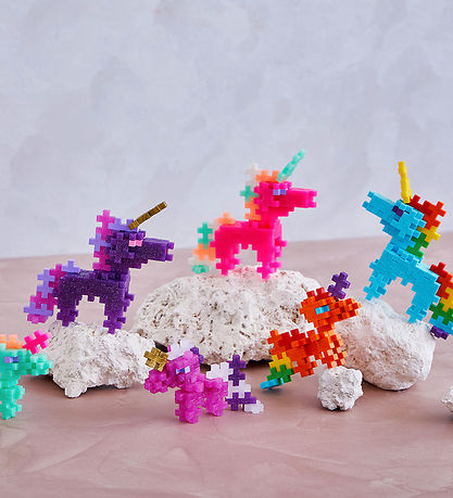 Plus-Plus - 100 stk - Pearl Unicorns
