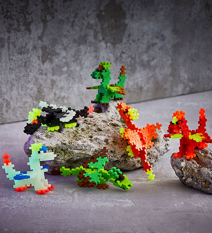 Plus-Plus - 100 stk - Glow Dragons