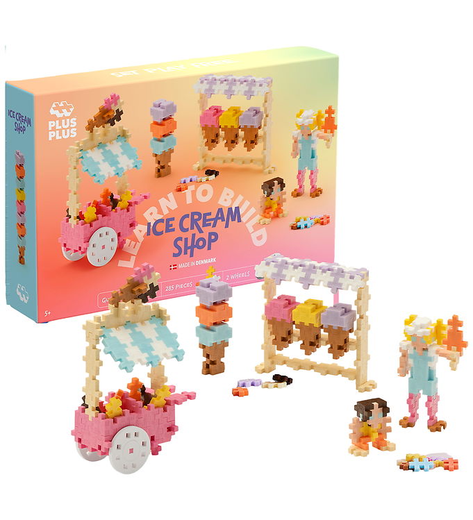 Plus-Plus Learn to Build - 285 stk. - Ice Cream Shop