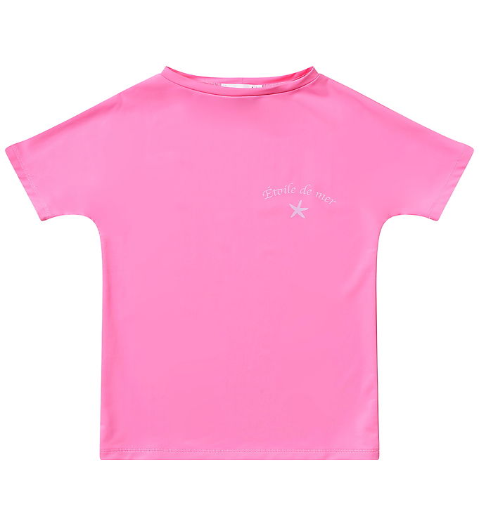 Petit Crabe Badebluse - Boatneck - UPF50+ - Sugar Pop
