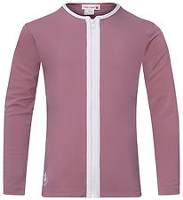 Petit Crabe Swim Top - Zipper - UPF50+ - Heather