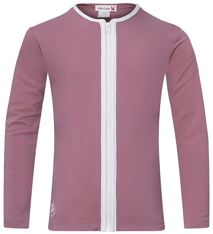 Petit Crabe Badebluse - Zipper - UPF50+ - Heather