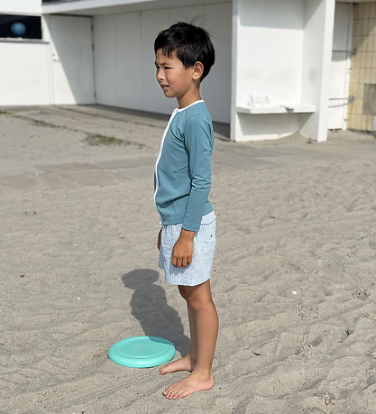 Petit Crabe Badebluse - Zipper - UPF50+ - Stone