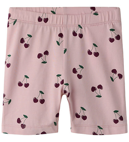Name It Cykelshorts - NmfFiora - Violet Ice/Cherries