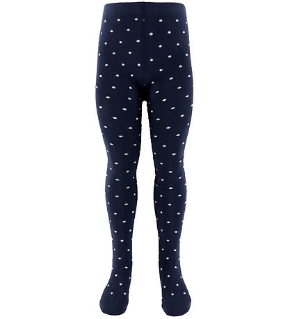 Fuzzies Stømpebukser - Navy/Off White