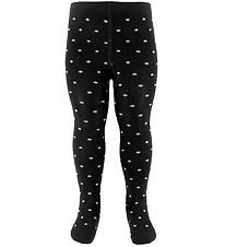 Fuzzies Stømpebukser - Black/Light Grey