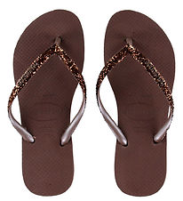 Havaianas Klipklapper - Slim Glitter - Dark Brown