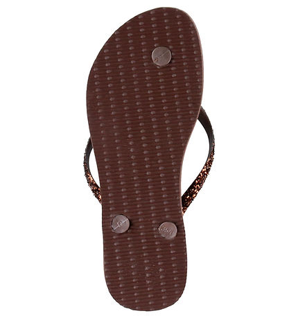 Havaianas Klipklapper - Slim Glitter - Dark Brown