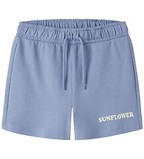 Name It Sweatshorts - NkfVanezza - Purple Impression/Sunflower