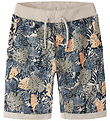 Name It Sweatshorts - NkmVermo - Chateau Gray/Leafs
