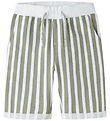 Name It Sweatshorts - NkmVermo - Bright White/Shadow