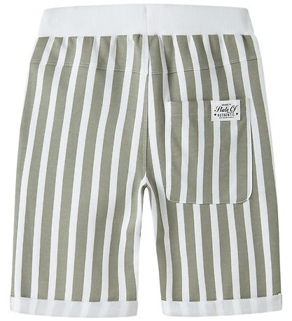 Name It Sweatshorts - NkmVermo - Bright White/Shadow