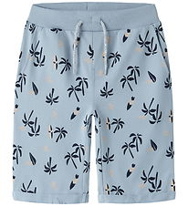 Name It Sweatshorts - NkmVermo - Blue Fog/Palm Surf