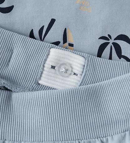 Name It Sweatshorts - NkmVermo - Blue Fog/Palm Surf