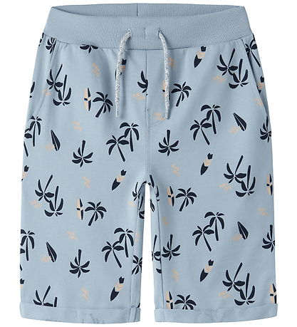 Name It Sweatshorts - NkmVermo - Blue Fog/Palm Surf