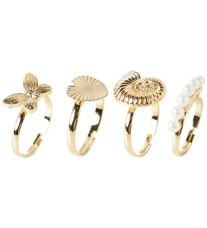 Name It Ring - 4-pak - NkfAcc - Guld