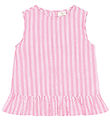 The New Top - TnShirley - Carmine Rose Striped