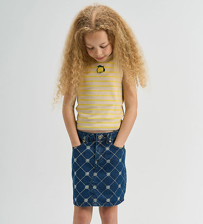 The New Nederdel - TnStine - Medium Blue Denim