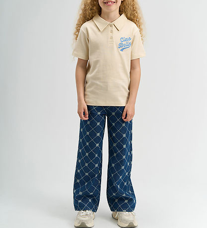 The New Jeans - Wide Fit - TnStine - Medium Blue Denim