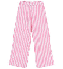 The New Bukser - TnShirley - Carmine Rose Striped