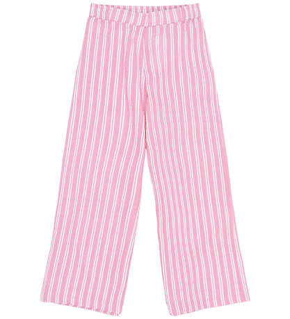 The New Bukser - TnShirley - Carmine Rose Striped