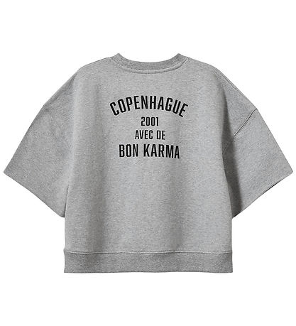 Sofie Schnoor T-shirt - Sweat - EloiseSY - Gråmeleret m. Print