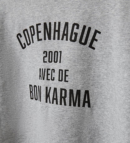 Sofie Schnoor T-shirt - Sweat - EloiseSY - Gråmeleret m. Print