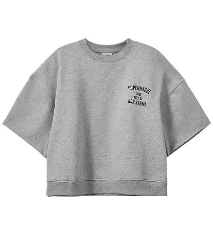 Sofie Schnoor T-shirt - Sweat - EloiseSY - Gråmeleret m. Print