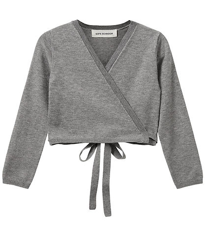 Sofie Schnoor Cardigan - Strik - Noos - GracySK - Gråmeleret