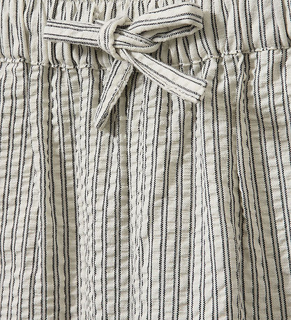 Sofie Schnoor Bukser - Noos - StormSK - Antique Whitee/Sortstrib