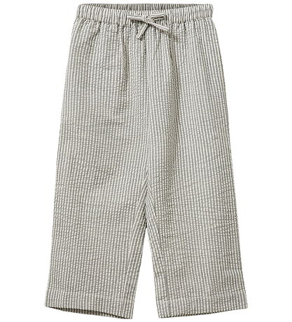 Sofie Schnoor Bukser - Noos - StormSK - Antique Whitee/Sortstrib